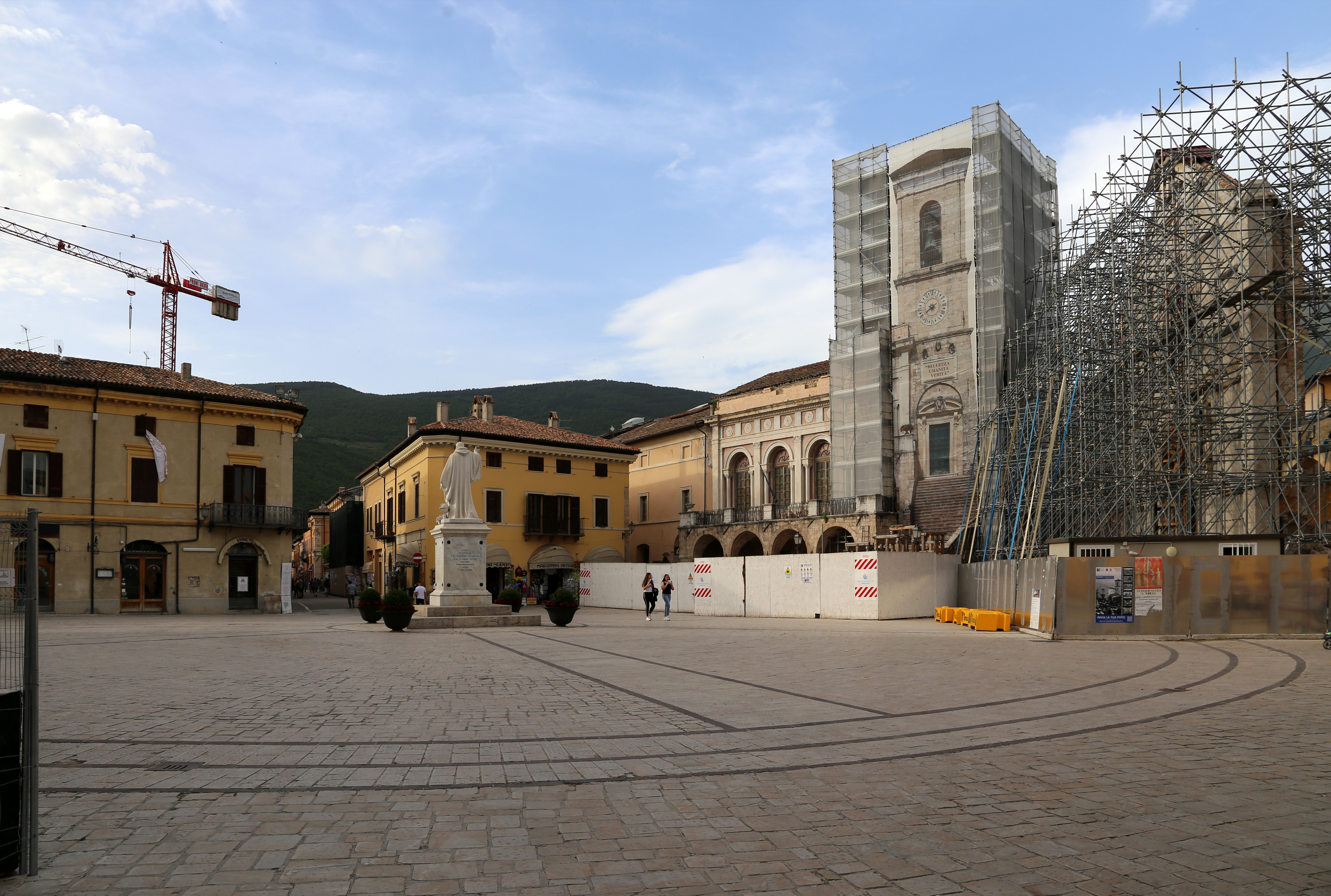 Piazza San Benedetto a Norcia