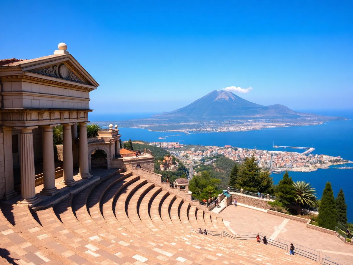 Taormina con l'Etna sullo sfondo