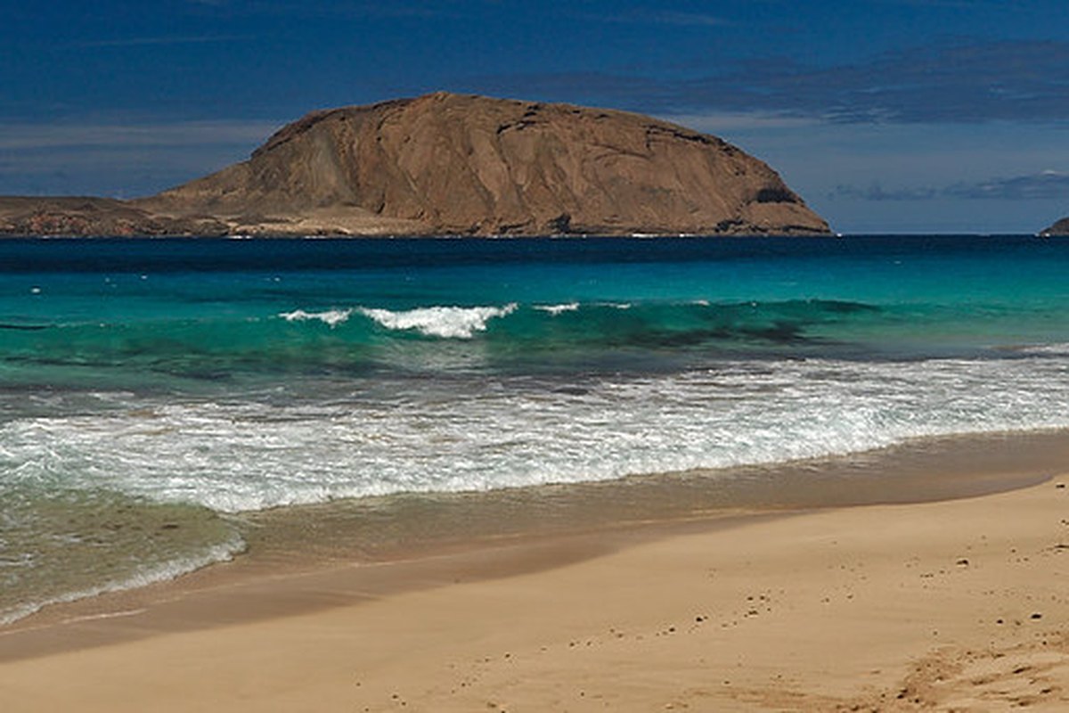 La spiaggia di Playa de Las Conchas a La Graciosa